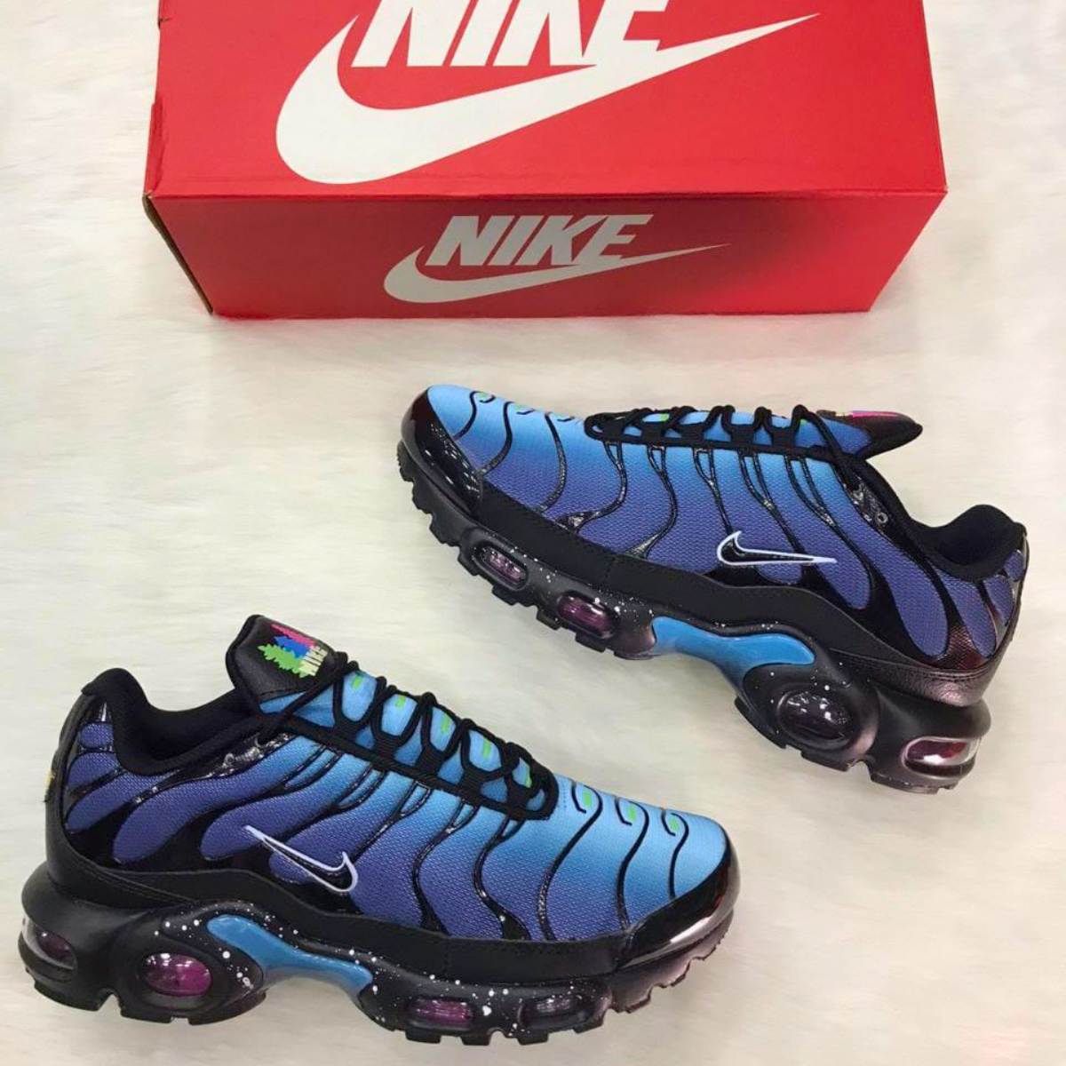 tenis nike air max TN original hombre color azul negro Comprar tienda onlineshoppingcenterg Colombia centro de compras en linea